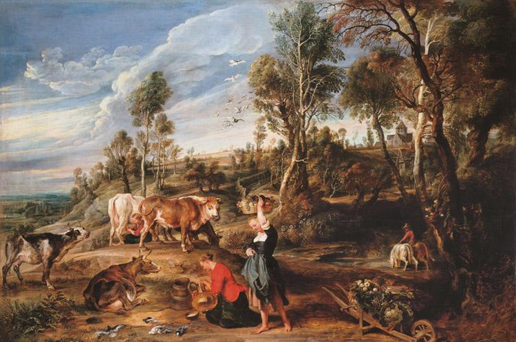 Peter Paul Rubens The Farm at Laeken (mk25) Sweden oil painting art